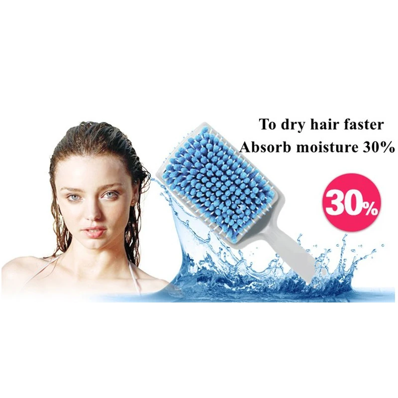 

Best Magic Quick Drying Comb Micro Fiber Dry Hair Brushes Absorbent Care Combs Radiation Protection Pregnant Women Necessary