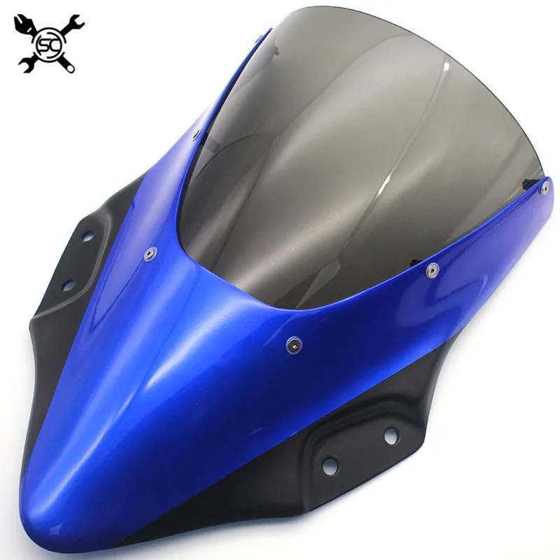 Мотоцикл ветровое стекло козырек подходит для Kawasaki NINJA250 NINJA400 NINJA 250 400 18 19 двойной пузырь