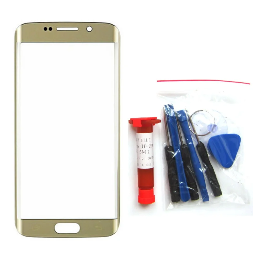Замена внешнего Стекло для samsung Galaxy S7 G935 G935W8 G935F/FD G9350 ЖК дисплей Дисплей Сенсорный