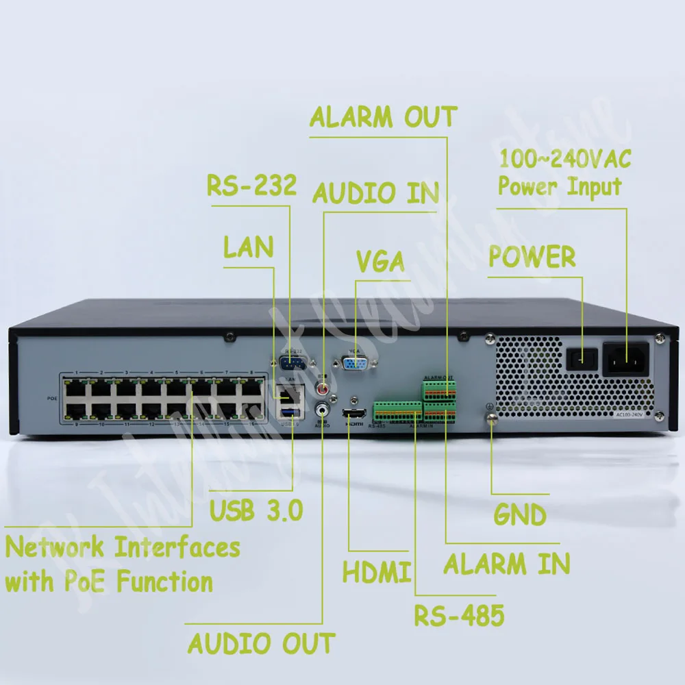 Hikvision бесплатная доставка в наличии DS 7716NI E4/16 P 8CH NVR 4SATA сетевой видеорегистратор