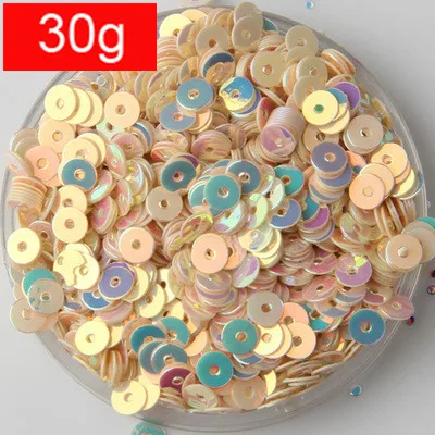 30 г 4 мм золотые блестящие цветные блестки разноцветные Круглые DIY аксессуары