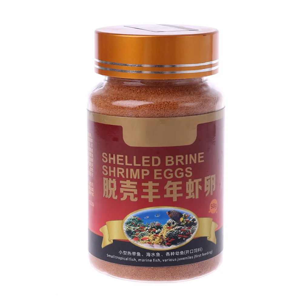 

Aquarium Nutrition Brine Shrimp Shelled eggss Healthy Fish Food Feeding