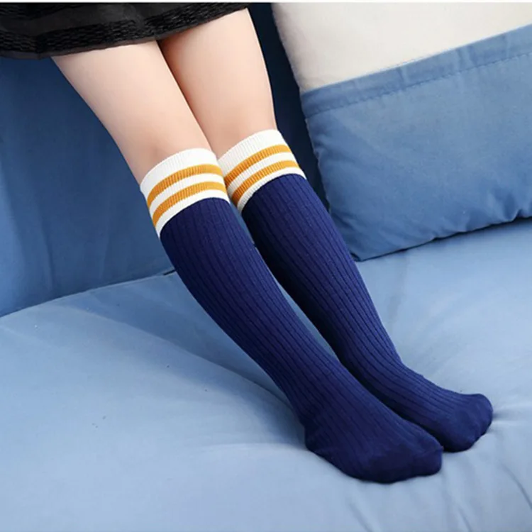 Весенне осенние детские дышащие полосатые гольфы|children socks|socks boysgirls knee socks |