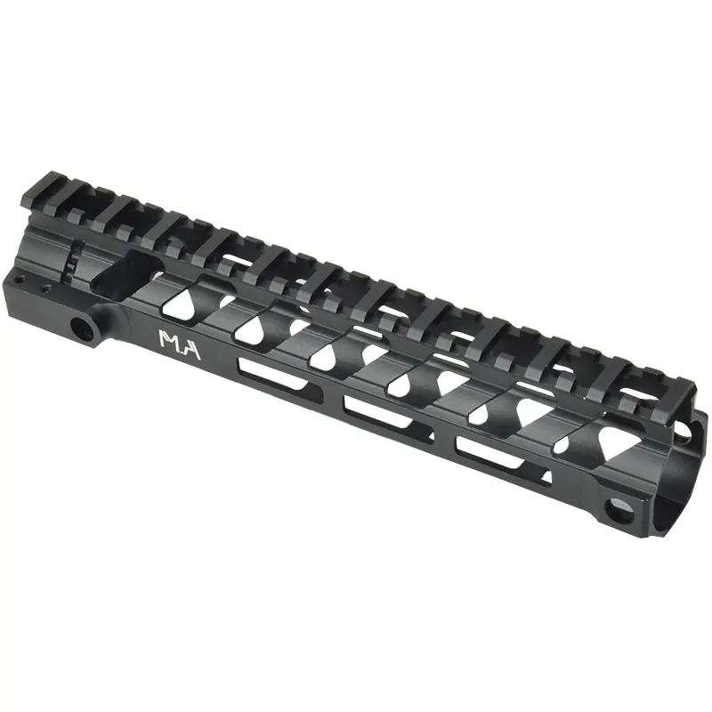 Плавающая рельсовая система 12 ''M Lok отверстие ультра легкий Handguard Страйкбол M4 AEG с бочкой гайка аксессуары для охоты