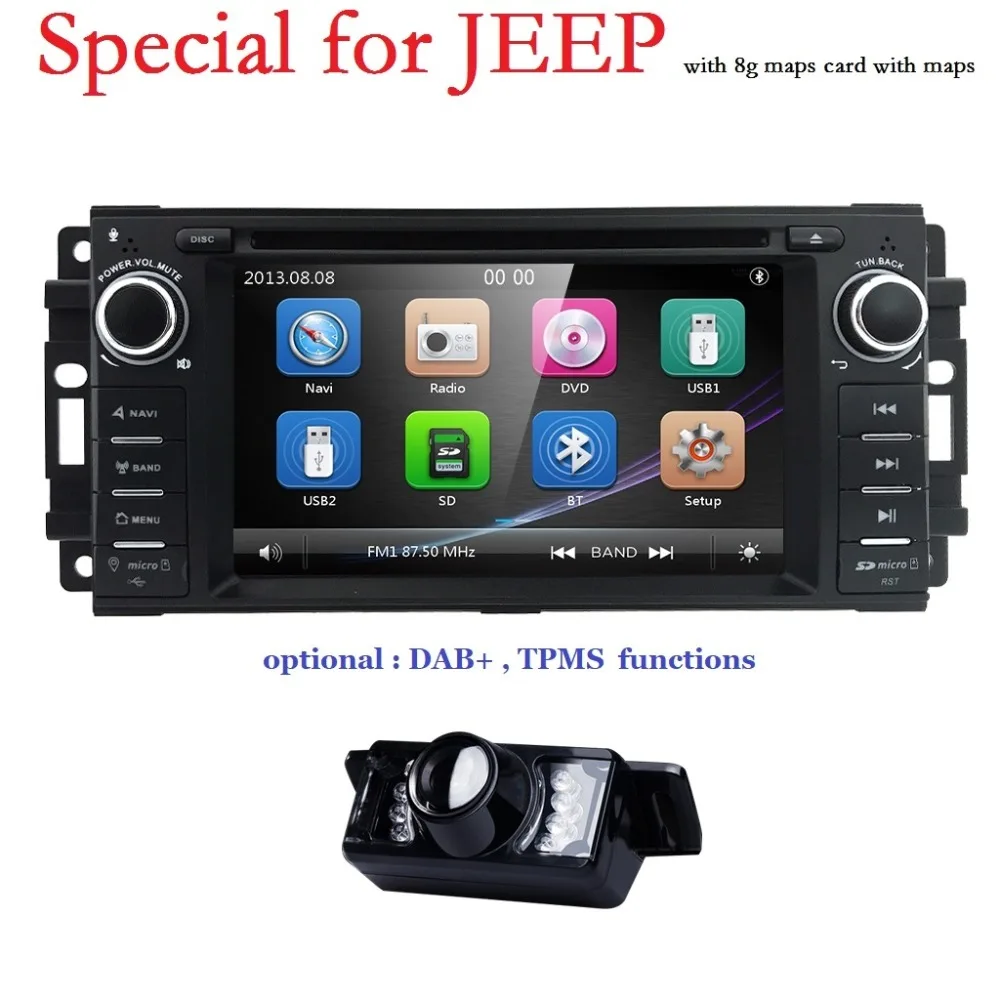 Автомобильный dvd мультимедийный плеер радио для Jeep Патриот компасы Wrangler Liberty 300C