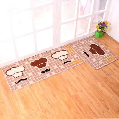 B Прямая поставка противоскользящее покрытие and Carpets шелковистый Кухня коврик ковер с Гостиная коврик Ванная комната Karpet балкон подстилка, напольный коврик Capacho - Цвет: B