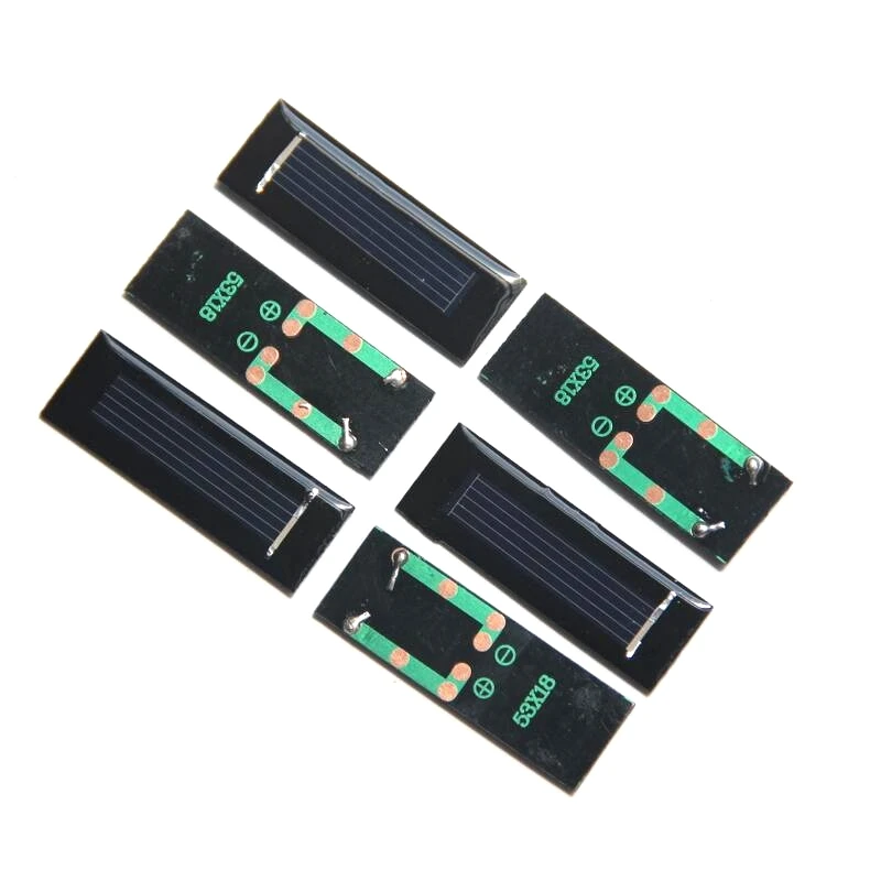 Миниатюрная солнечная панель BUHESHUI новинка 0 5 В 2 мА солнечные фотоэлектрические