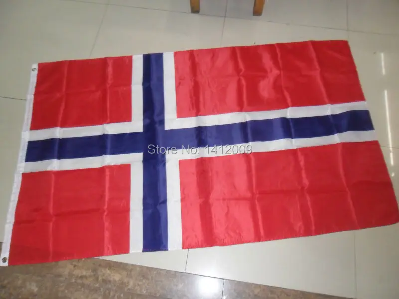 Бесплатная доставка подвесной флаг Норвегии 90*150 см