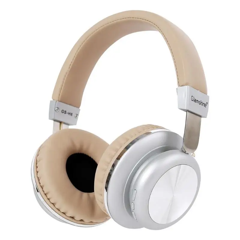 Красный GS-H6 Bluetooth наушники Спортивная беспроводная гарнитура тяжелый бас наушники с микрофоном Встроенный 400 mAh большой емкости литиевая батарея - Цвет: Красный