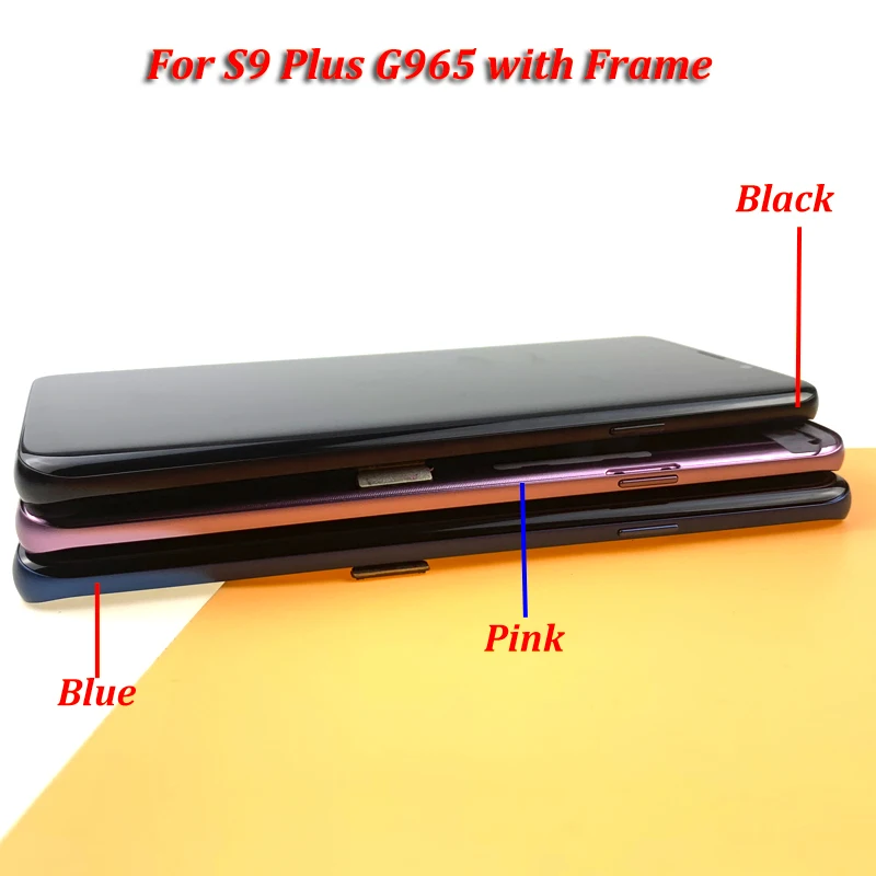 AMOLED Замена для samsung Galaxy S9 G960 g960f lcd сенсорный экран дигитайзер s9 + Бесплатные