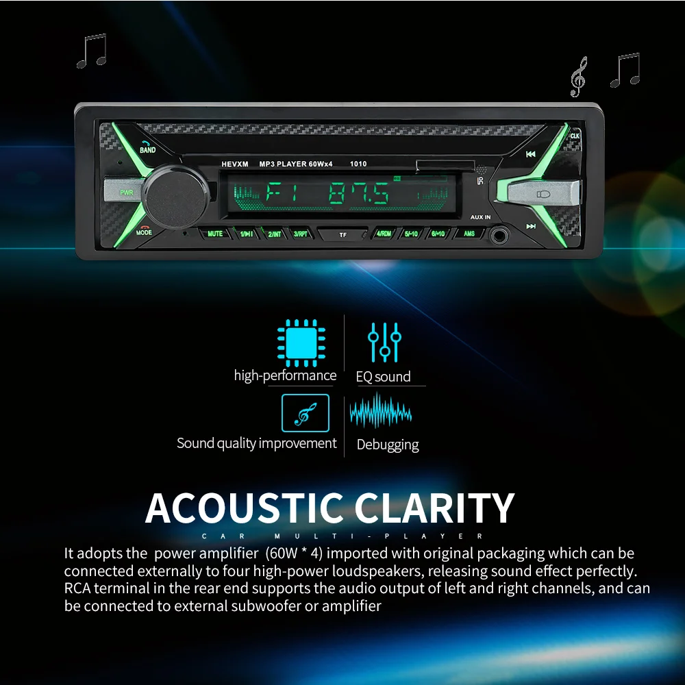 Автомагнитола 1 Din Bluetooth SD MP3 плеер Coche радио Estereo Poste Para Авто аудио стерео Carro Samochodowe Automotivo
