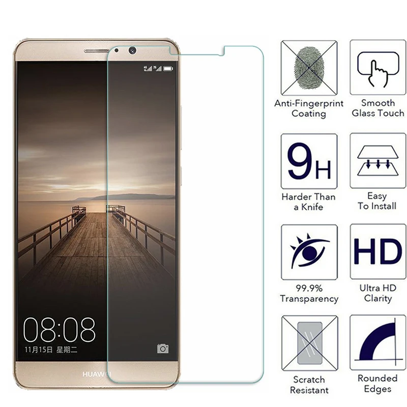 Vbnm для Huawei Коврики 9 закаленное Стекло H 2.5D Премиум Экран протектор 9|screen protector|glass