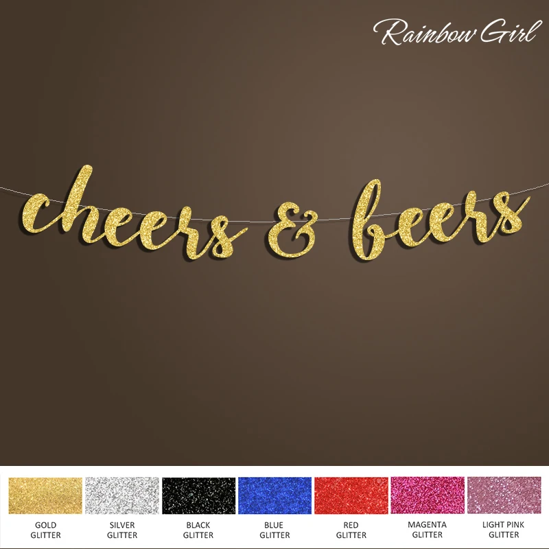 Баннер с надписью ваше здоровье и пиво золотой Фотофон баннер для свадебной