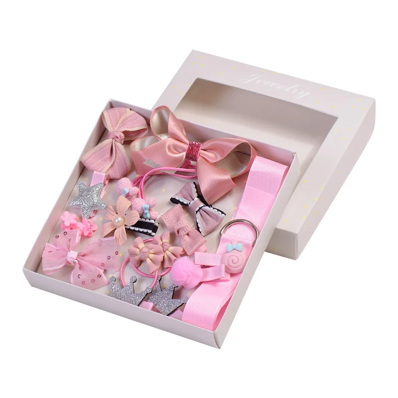 1Set New Baby Girls Hand-made Exquisite Ribbon Lace Bow Flower Hairpins Cute Princess Hair Clips Hairgrips Kids Accessories | Детская