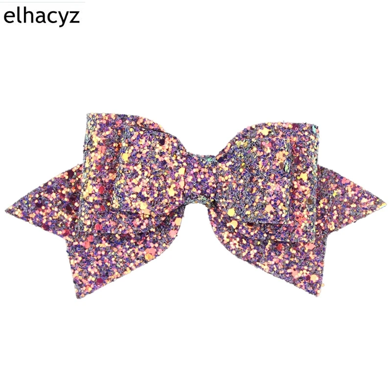 Заколки для волос с бантом принцессы 5 дюймов|glitter hair bows|hair bowshair bows with clips |