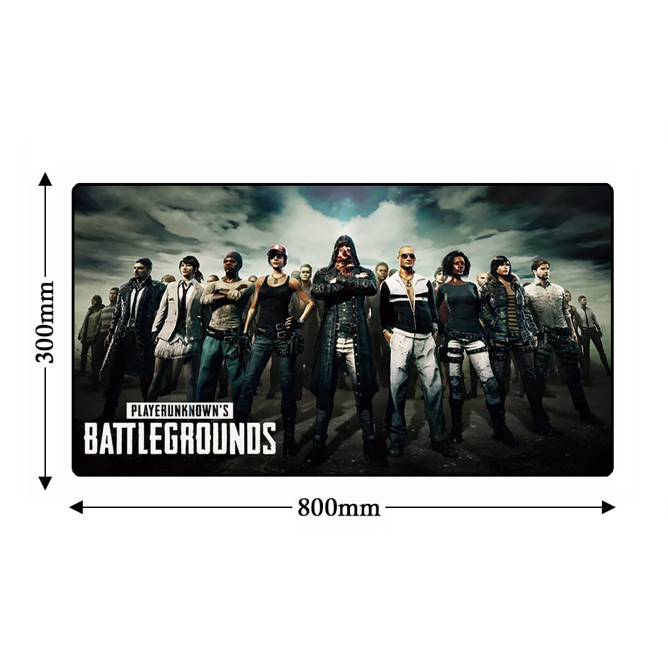 6 Анти-скольжения натуральный каучук PUBG игровой коврик для мыши Мышь Коврик для компьютерной клавиатуры поверхности стола коврик большой Мышь коврик для геймера большой коврик для мыши - Цвет: 6