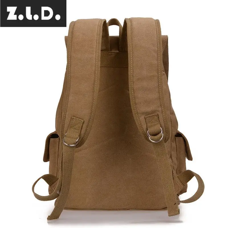 Холщовая Сумка Z.L.D. в стиле ретро для мужчин и женщин повседневный брендовый