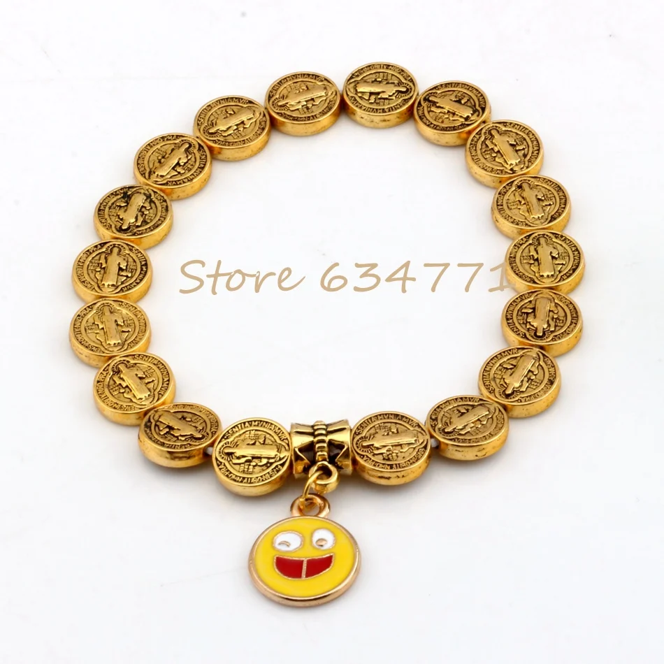 Горячее предложение! Распродажа! 1 шт. Эластичность Браслеты старинный золотой