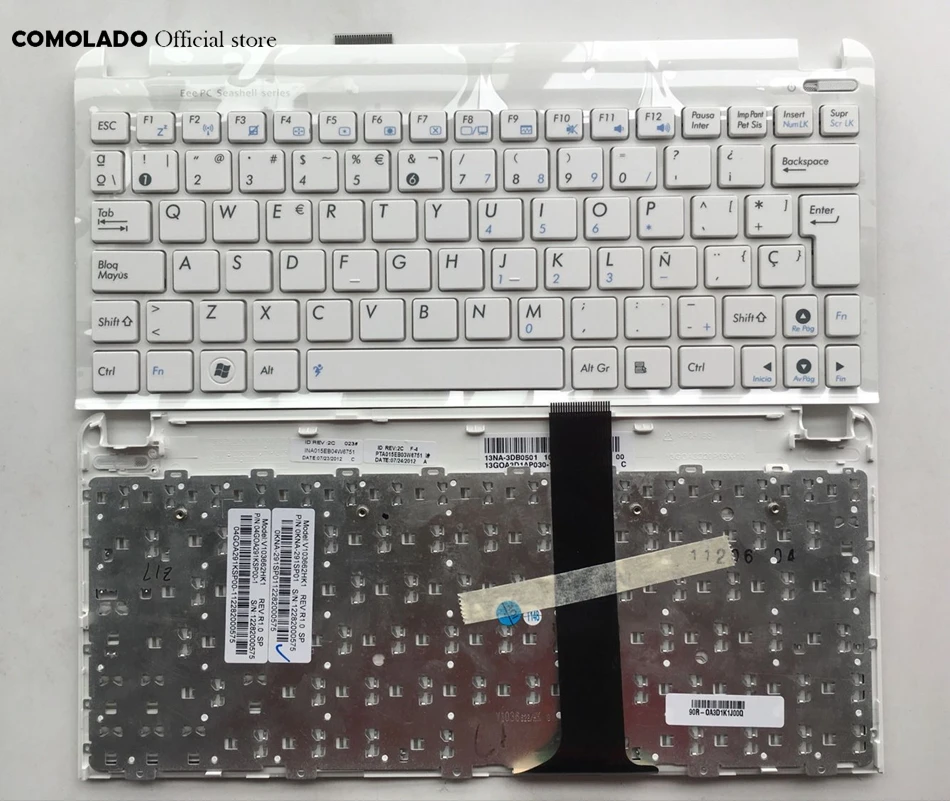SP испанская клавиатура для Asus Eee PC 1015 1015B 1015BX 1015PW 1015CX 1015PD 1011 1015PX белая ноутбука