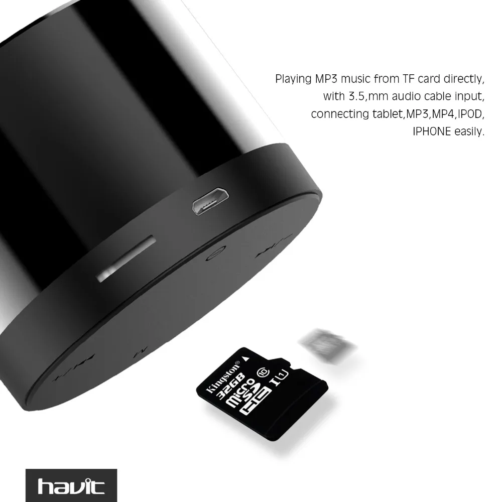 Havit Bluetooth Динамик Беспроводной мини настольный Lautsprecher Портативный супер бас