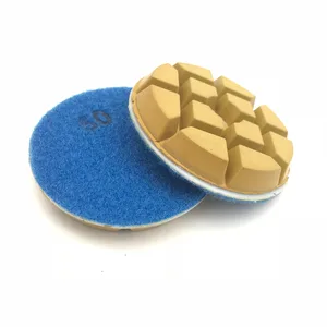 Алмазная полировальная Подушка Typhoon для сухого и влажного пола, 3 дюйма, 80 мм, для бетона, терраццо, гранита, мрамора, камня, травертина, алмазная смола, медь