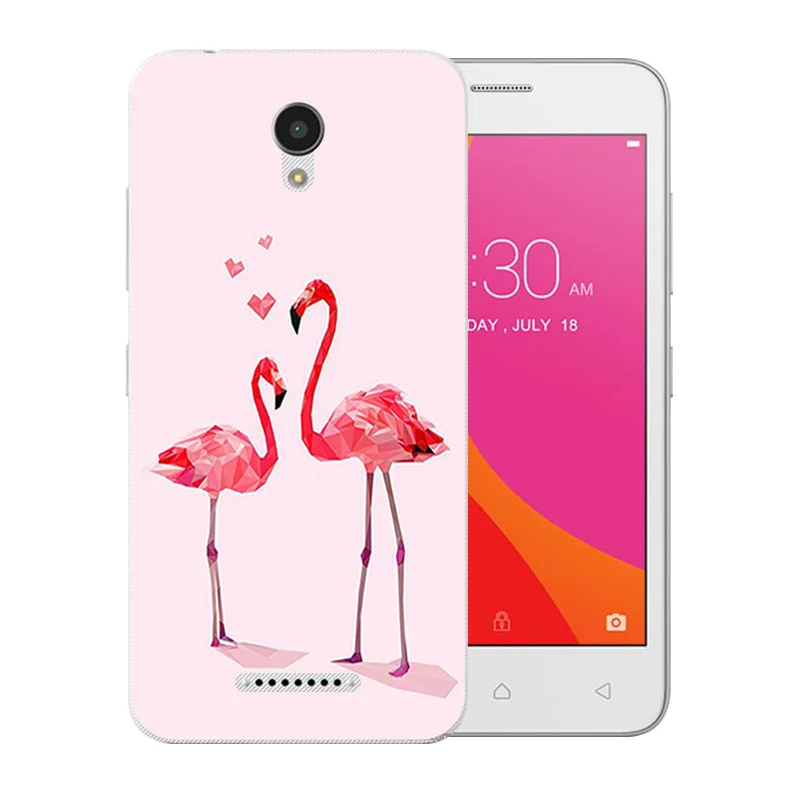 Luxury Flexible For Lenovo Vibe B A2016 A1010 A20 A Plus A1010a20 A2016A40 Soft Phone Case Silicone Flamingos Pattern Skin Cover |