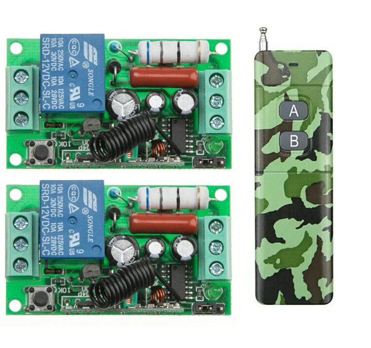 Радиочастотный беспроводной пульт дистанционного управления 220 В 10 А 1 канал