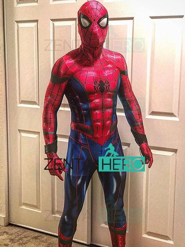 Бесплатная доставка 3D принты MCU косплей костюмы Человека паука Spidey Костюмы