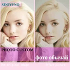 SDOYUNO фото на заказ 5D DIY алмазная живопись вышивка крестиком Личная мозаика алмазная живопись полная квадратная Алмазная вышивка