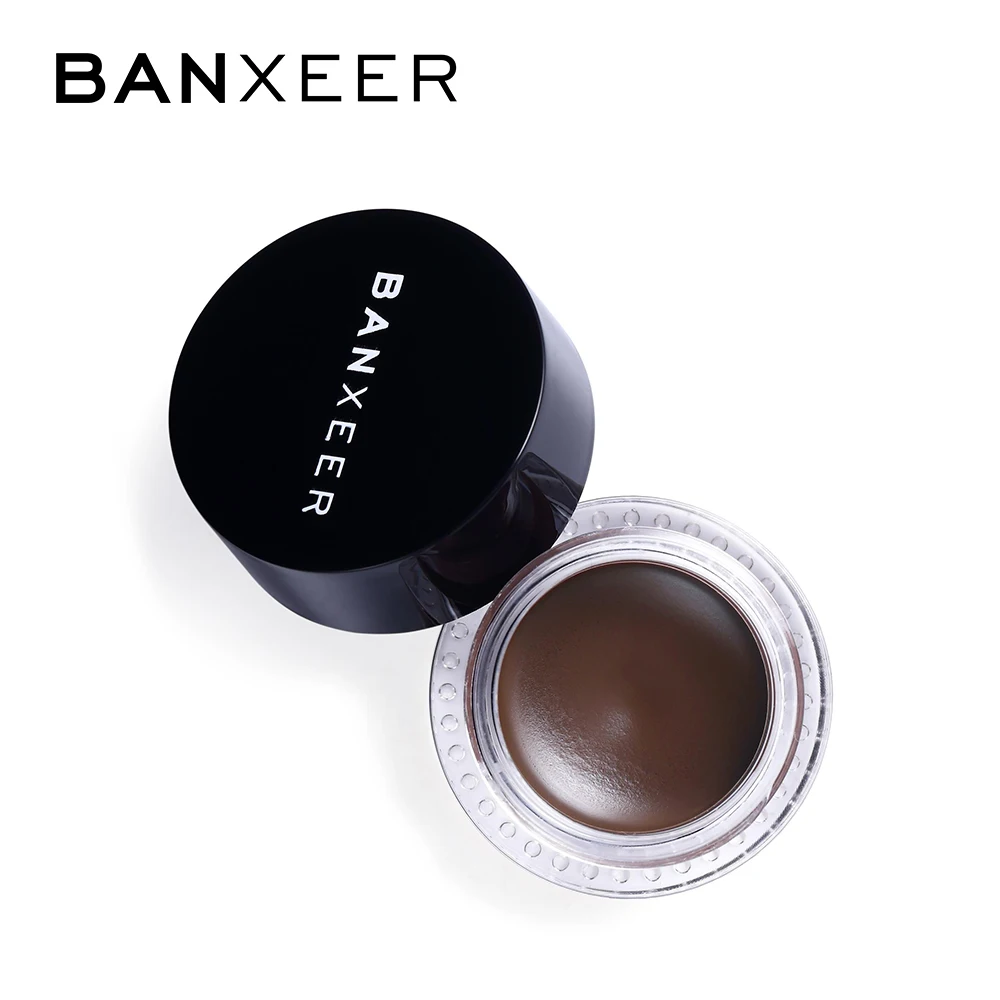 BANXEER, крем для бровей, водостойкий, 4 цвета, вилка, кончик бровей, тату, стойкий, профессиональный, для бровей, с кистью, макияж