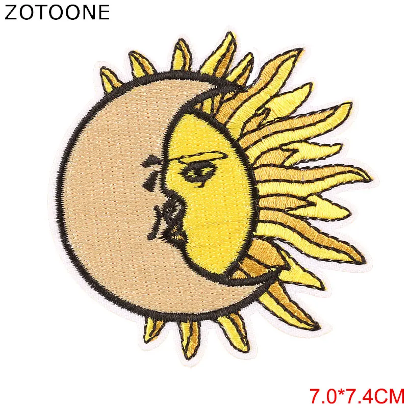 18 ZOTOONE инопланетянин круговой утюг на патчи для одежды вышивка фетровые аппликации DIY странные вещи пришить патч значки-наклейки D - Цвет: 18