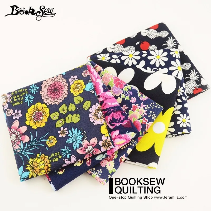 Booksew хлопок поплин рубашка DIY Куклы украшения дома нарезанные Ткань Комплект