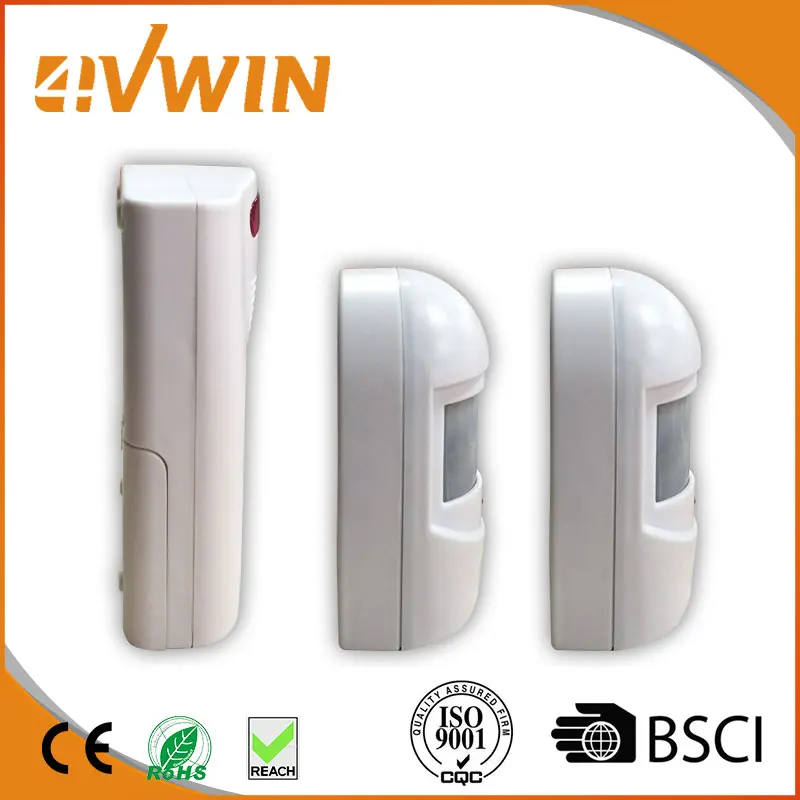 Wireless Detector Alarm Driveway Patrol Garage Infrared 1 Receiver and 2 PIR Motion Sensor Alert System Kit 4vwin-005 | Безопасность и