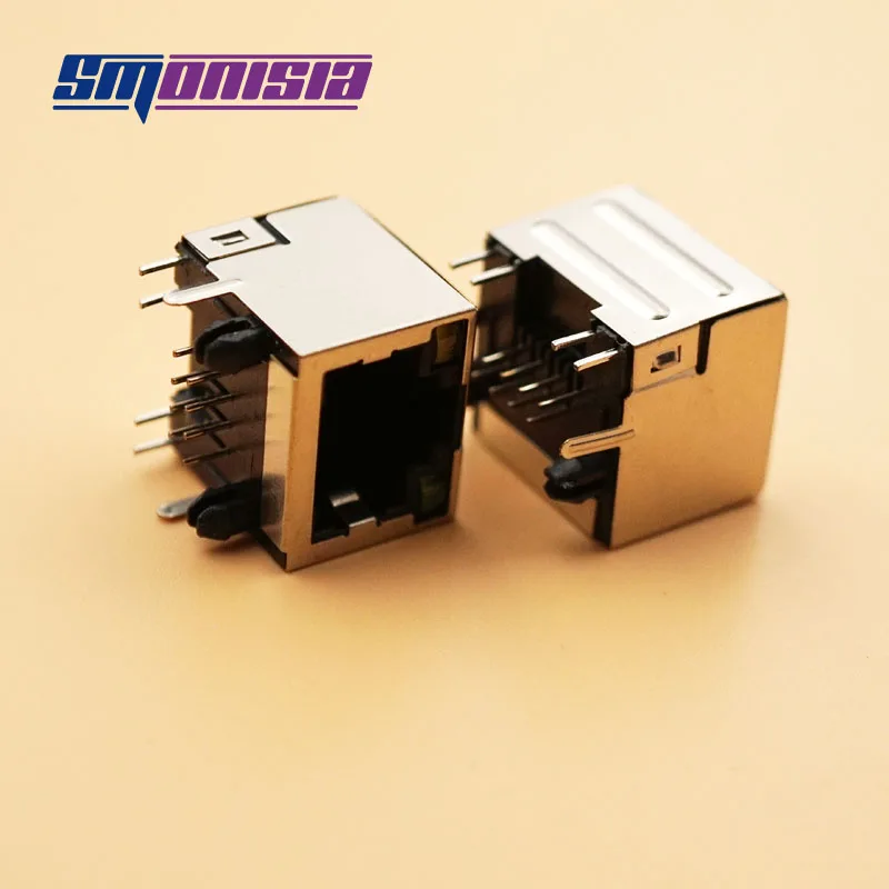 

100pcs/lot RJ45 Network Connector Socket 8Pin Female Jack