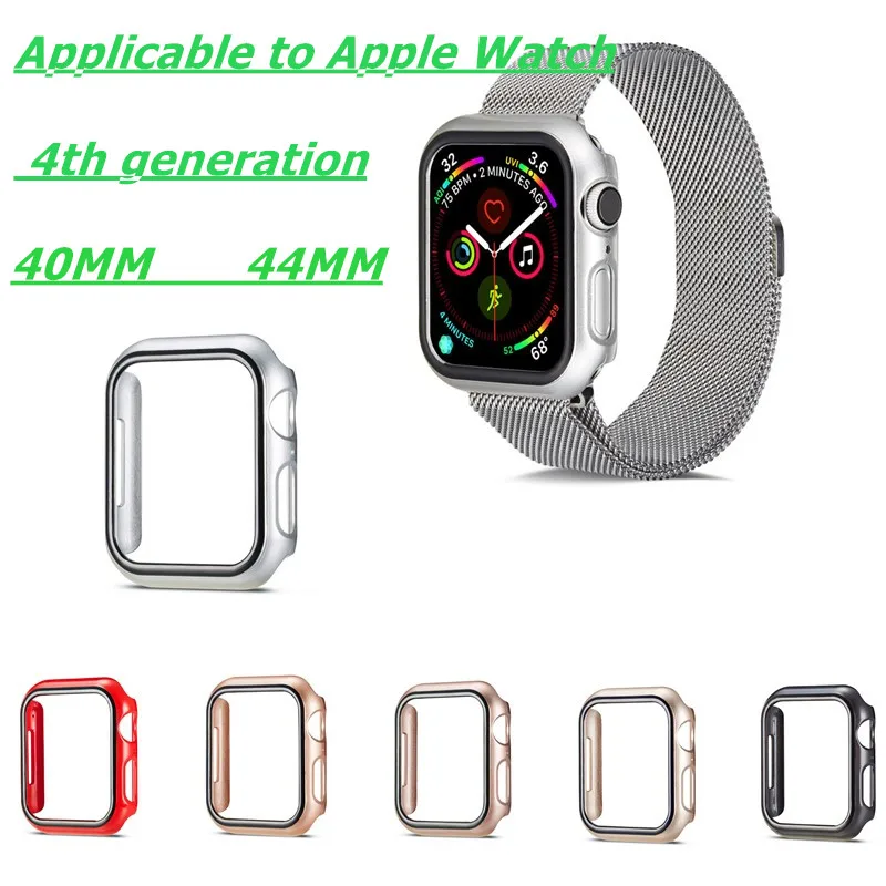 Ультратонкий зеркальный чехол для часов Milanese Loop ремешок Apple Watch 4 модный защитный