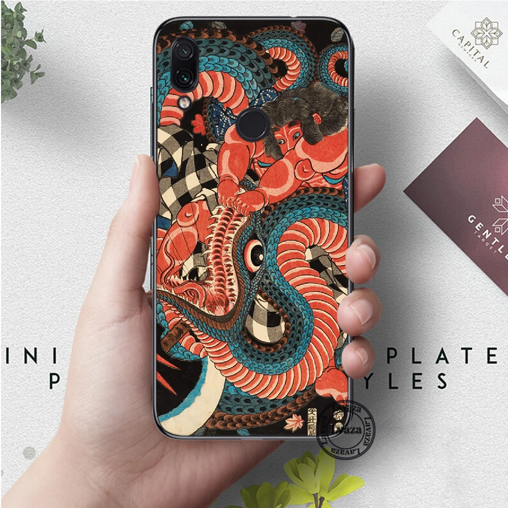 7 Lavaza японского стиля силиконовый чехол для Xiaomi Redmi 4A 4X5 5A 6 6A 7 7A 8 8A K20 Pro Plus S2 Go - Цвет: 7