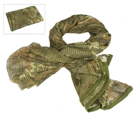 vilead military camouflage tactical mesh breathbale scarf sniper face veil scarves for camo airsoft hunting cycling neckerchief