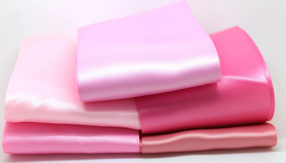 

3 "75 мм атласная двойная лента с цветочным принтом 5 видов цветов 15 ярдов (3 ярдов/цвет)