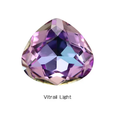 Vitrail Light Хрустальные стразы в форме сердца, высокое качество, стразы для шитья, Стразы для одежды Cr - Цвет: Vitrail Light