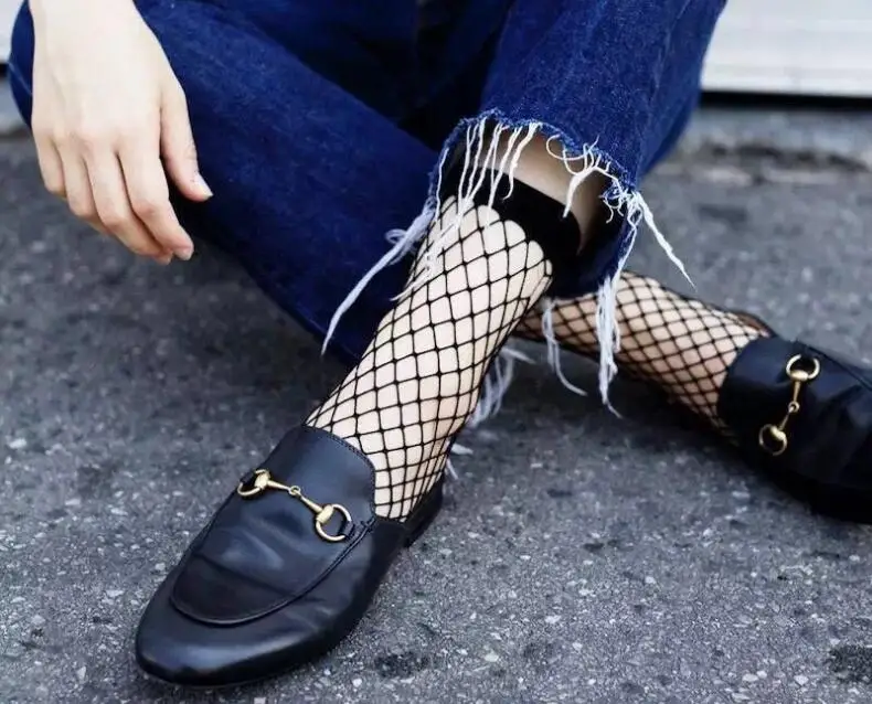 2019 женские модные сетчатые короткие носки кроссовки высокие уличные Ретро