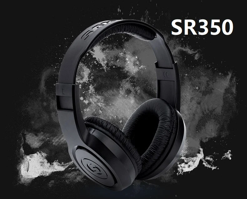 Samson SR350 сверхушные стерео наушники легкие закрытые-назад динамические наушники для воспроизведения музыки/фитнес-приложений