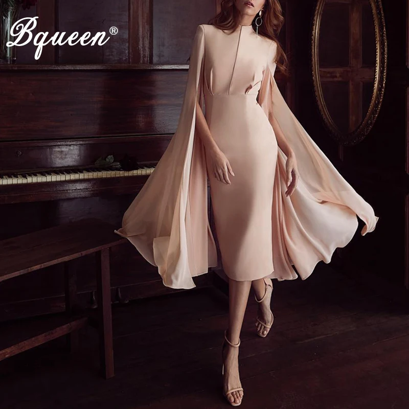 Женское облегающее вечернее платье Bqueen роскошное Клубное знаменитости с высоким