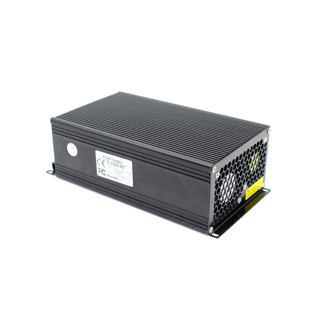 Универсальный DC70V 17.1A 1200W Переключатель источник питания Трансформатор 110 220V AC к DC