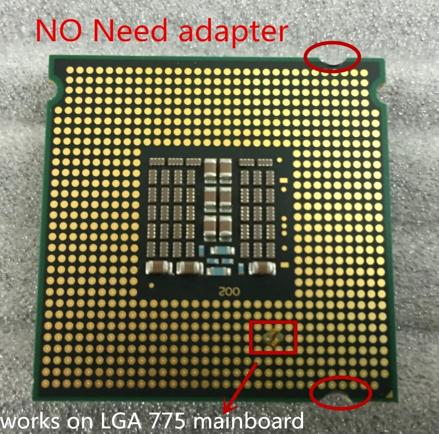 Inter socket 775 Xeon X3363 четырехъядерный 2 83 ГГц 12 МБ 1333 МГц работает на материнской плате