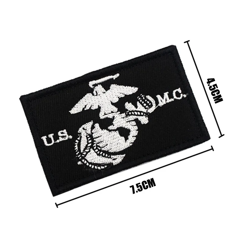 Каратель полиция синяя Жизнь Материя тонкая Голубая линия флаг USMC Сейнт Майкл Ст тактический боевой метки патч Эмблема нашивки - Цвет: F
