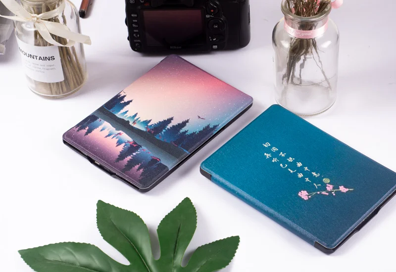 BOZHUORUI Модный чехол из искусственной кожи с рисунком для Amazon kindle 4/kindle 5 версия клавиатуры E-reader K4/K5 Ультратонкий Тонкий чехол