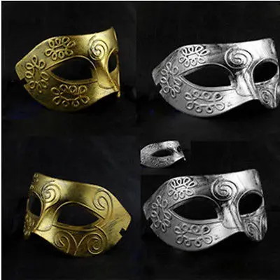 Венецианская таинственная маска Римский греческий маскарадный воин мужская