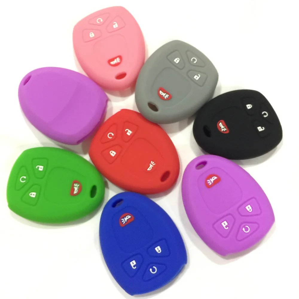 Силиконовый резиновый чехол для ключа автомобиля GMC Buick и Chevrolet Impala Suburban Tahoe Traverse