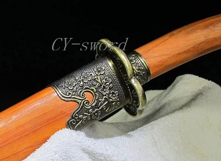Ручная ковка Китайский Longquan blackwood Muifa Qing нож 1060 лезвие из углеродистой стали