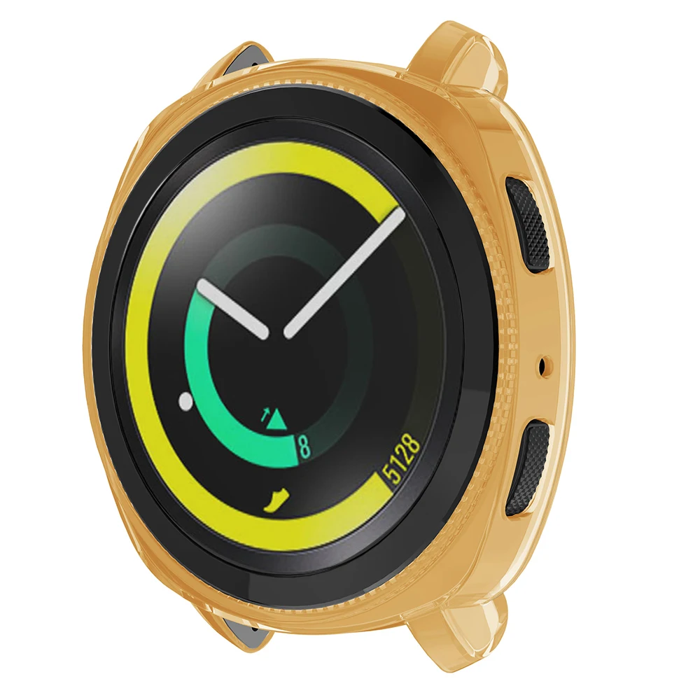 OSRUI силиконовые часы прозрачные чехол для samsung gear Sport band frame защита ремня Замена